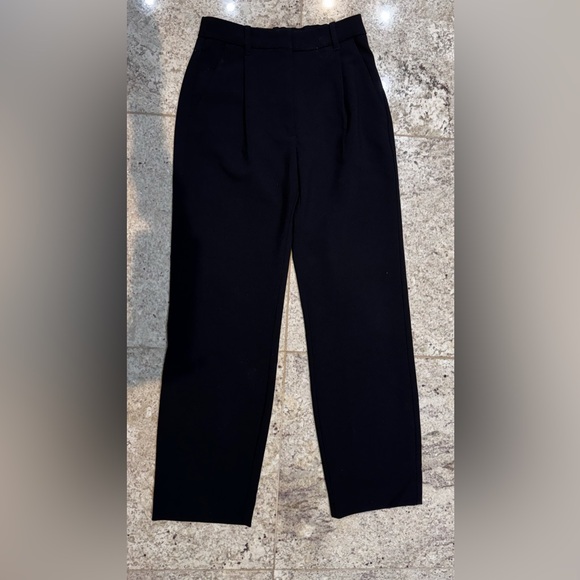 Abercrombie and Fitch Pants Womens 24/00 Blue Pleated High Rise - Picture 3 of 15